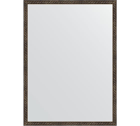 Изображение товара Зеркало EVOFORM в багетной раме - витая бронза 26 mm (58x78 cm) 1002