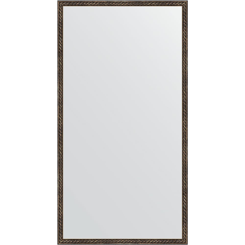 Изображение товара Зеркало EVOFORM в багетной раме - витая бронза 26 mm (58x108 cm) 1077