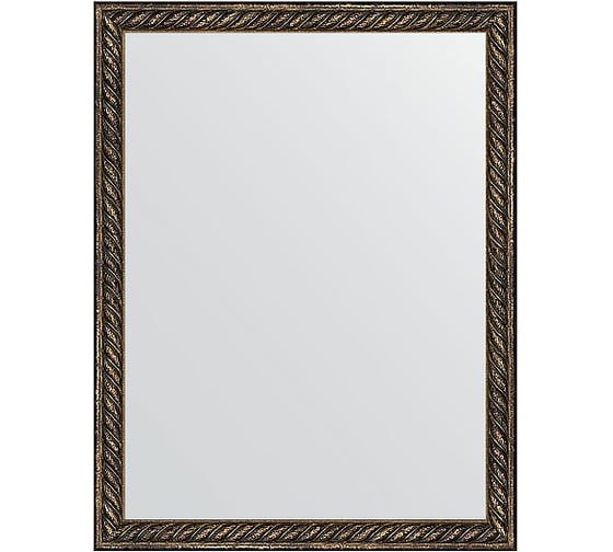 Изображение товара Зеркало EVOFORM в багетной раме - витая бронза 26 mm (34x44 cm) 1339