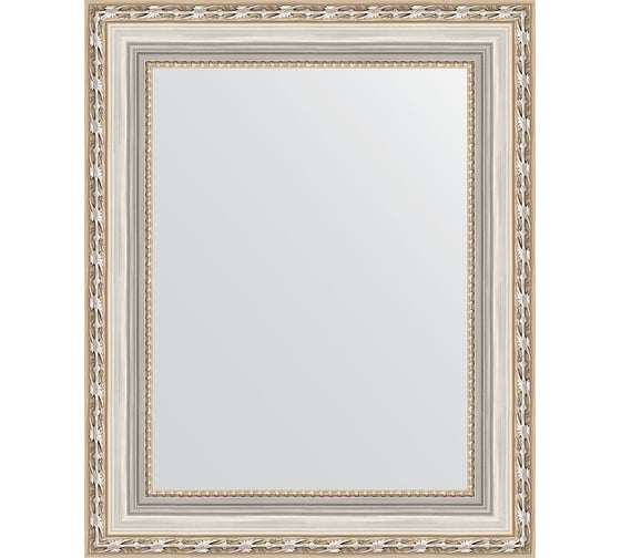 Изображение товара Зеркало EVOFORM в багетной раме - версаль серебро 64 mm (42x52 cm) 3014