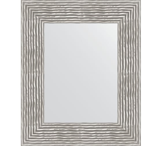 Изображение товара Зеркало EVOFORM в багетной раме - волна хром 90 mm (46x56 cm) 3025