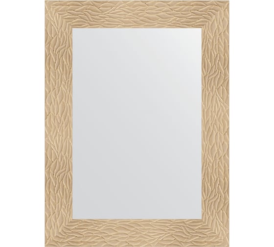 Изображение товара Зеркало EVOFORM в багетной раме - золотые дюны 90 mm (60x80 cm) 3053