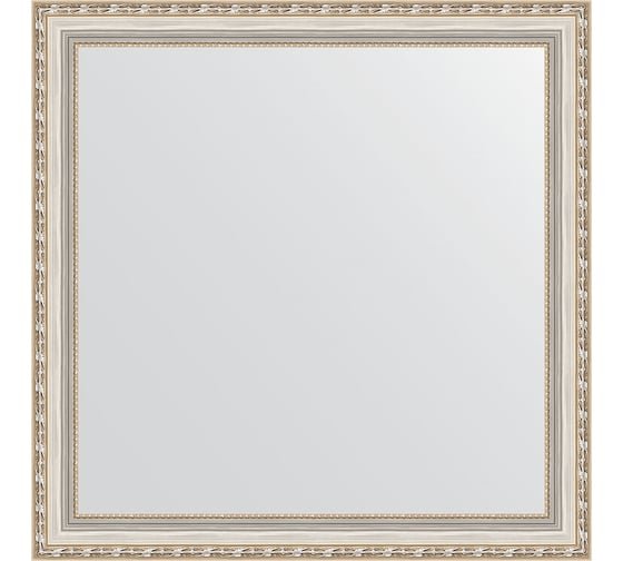 Изображение товара Зеркало EVOFORM в багетной раме - версаль серебро 64 mm (75x75 cm) 3238