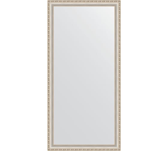 Изображение товара Зеркало EVOFORM в багетной раме - версаль серебро 64 mm (75x155 cm) 3334