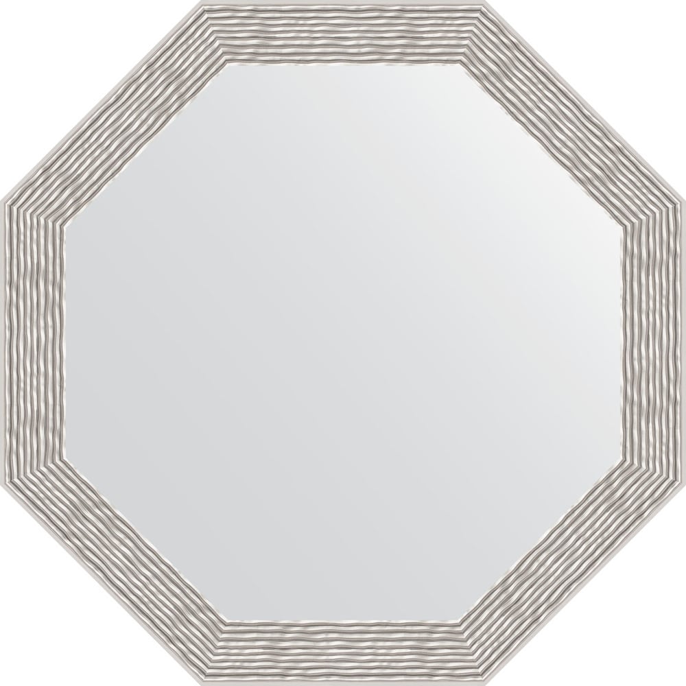 Изображение товара Зеркало EVOFORM в багетной раме 48,2x48,2 см алюминий OCTAGON