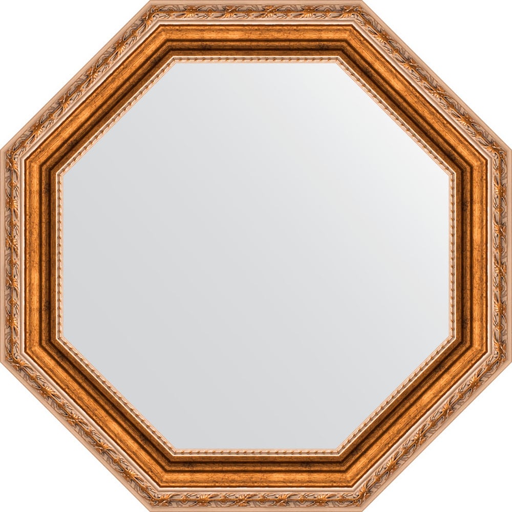 Изображение товара Зеркало EVOFORM в багетной рамке 52,2x52,2 см бронза OCTAGON