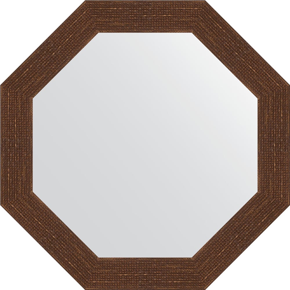 Изображение товара Зеркало EVOFORM в багетной раме мозаика античная медь 63x63 см