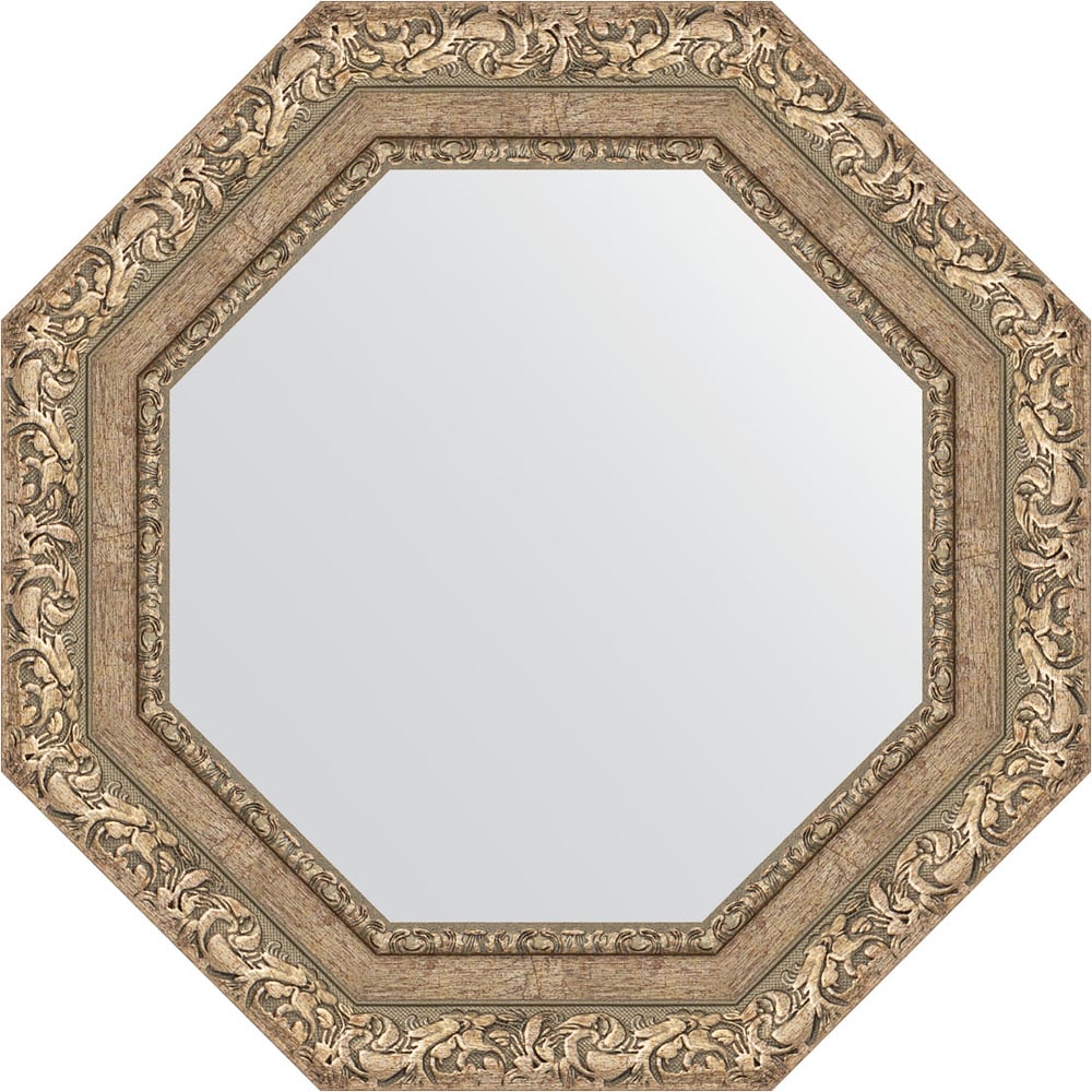 Изображение товара Зеркало EVOFORM в багетной раме античное серебро 55,4x55,4 см