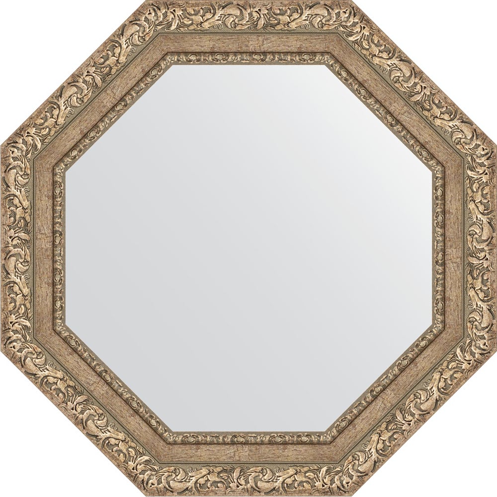 Изображение товара Зеркало EVOFORM в багетной раме античное серебро 65,4x65,4 см