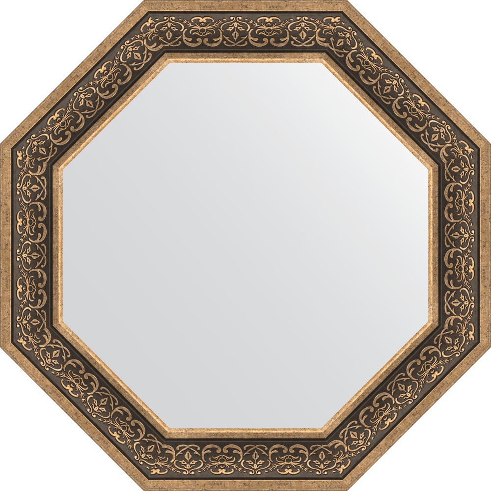 Изображение товара Зеркало EVOFORM в багетной раме вензель серебряный 79,4x79,4 см