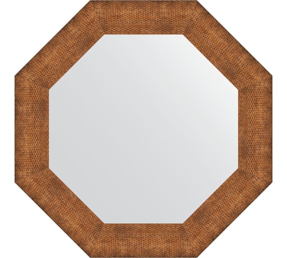 Изображение товара Зеркало EVOFORM в багетной раме - медная кольчуга 88 mm (67x67 cm) 3881