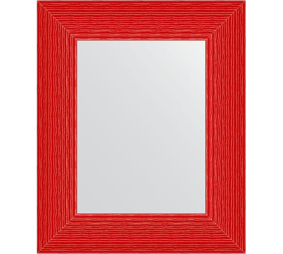 Изображение товара Зеркало EVOFORM в багетной раме - красная волна 89 mm (47x57 cm) 3900