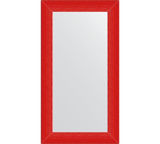 Изображение товара Зеркало EVOFORM в багетной раме - красная волна 89 mm (60x110 cm) 3902