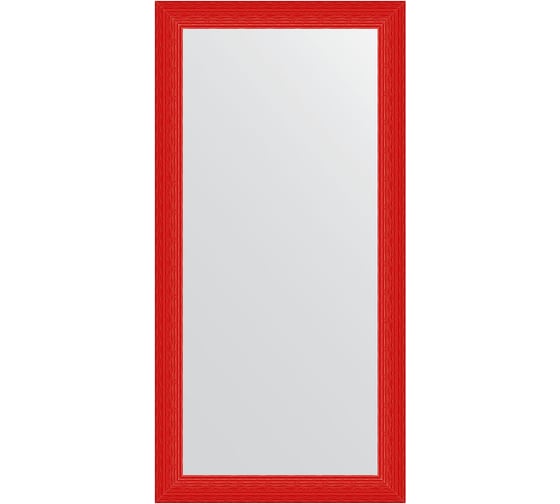 Изображение товара Зеркало EVOFORM в багетной раме - красная волна 89 mm (80x160 cm) 3910