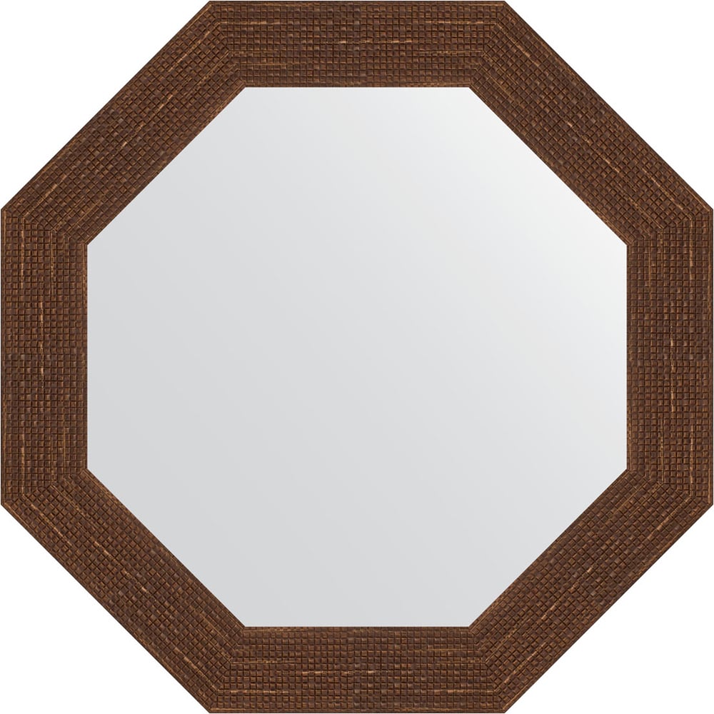Изображение товара Зеркало EVOFORM в багетной раме серия OCTAGON модель античная медь 70 мм 57x57 см