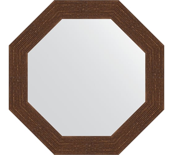 Изображение товара Зеркало EVOFORM в багетной раме - мозаика античная медь 70 mm (57x57 cm) 3999