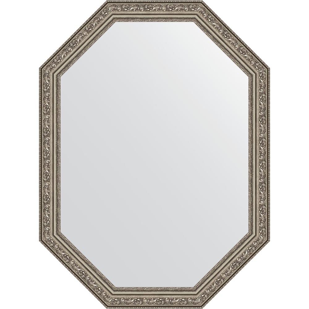 Изображение товара Зеркало EVOFORM в багетной раме виньетка состаренное серебро 60x80 см