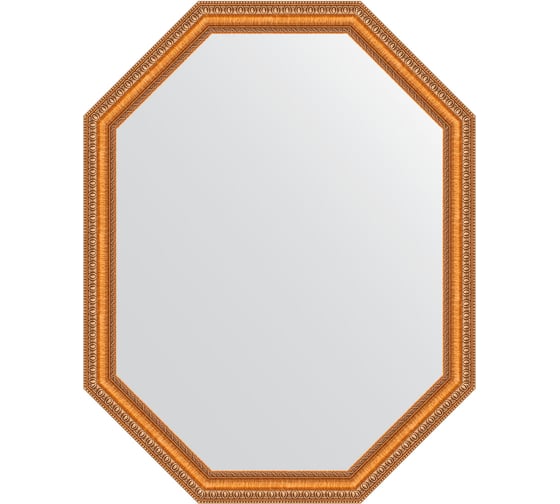 Изображение товара Зеркало EVOFORM в багетной раме - золотые бусы на бронзе 60 mm (61x81 cm) 7047
