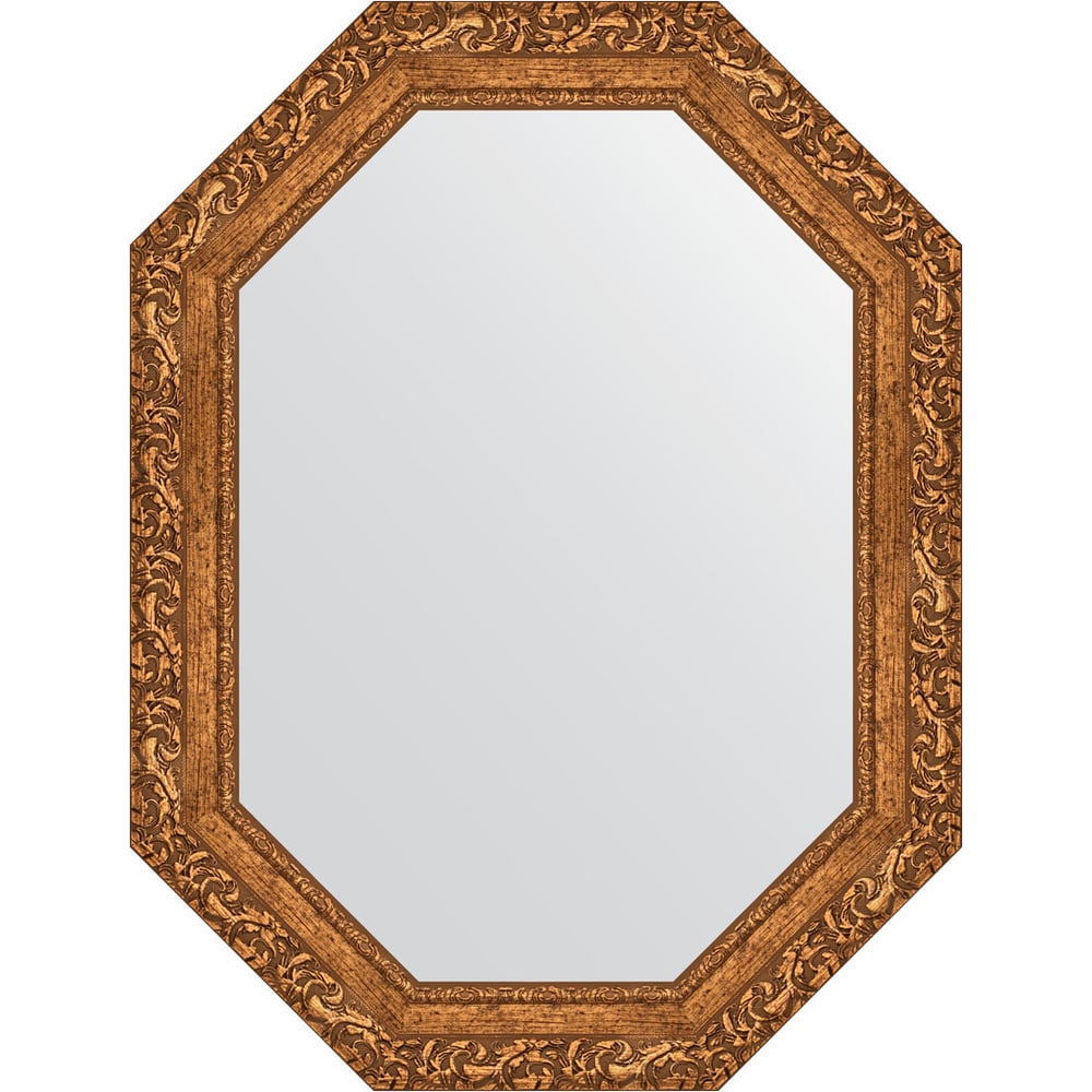 Изображение товара Зеркало EVOFORM виньетка бронзовая 65x85 см многоугольное в багетной раме