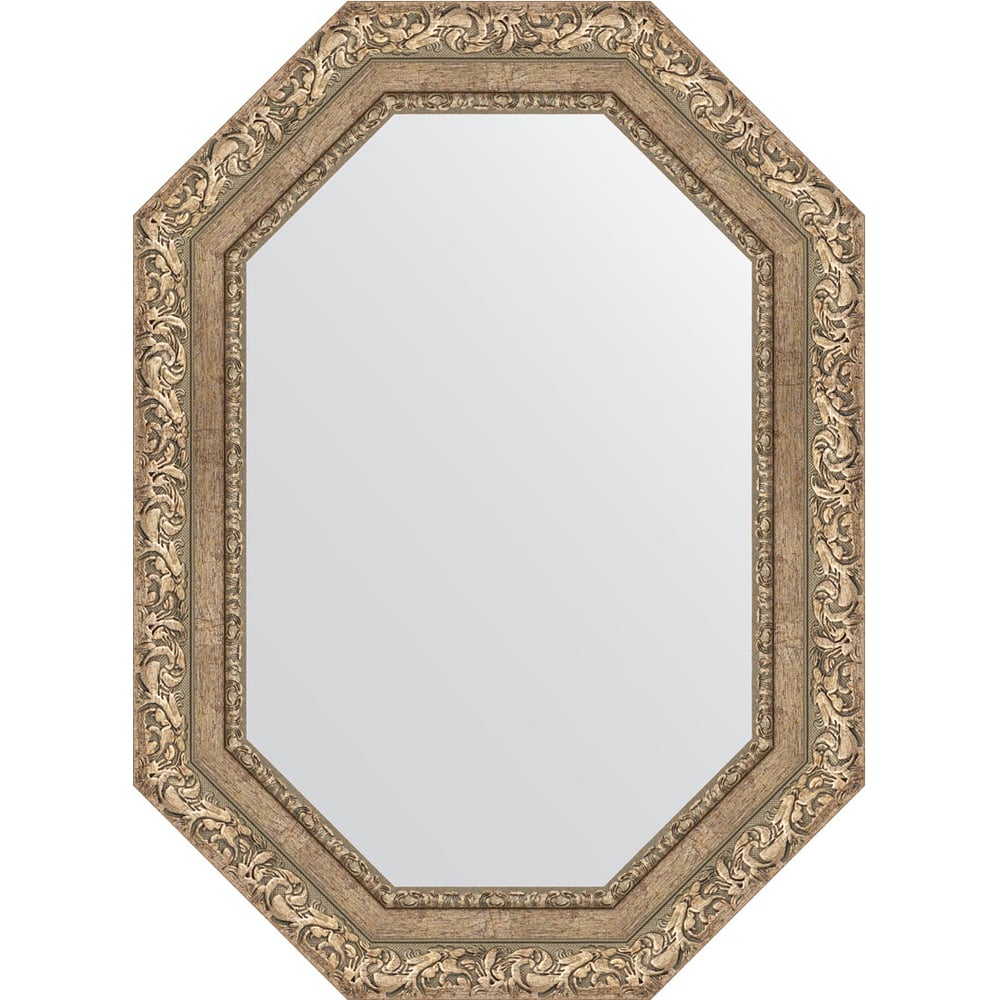 Изображение товара Зеркало EVOFORM в багетной раме виньетка античное серебро 55x75 см