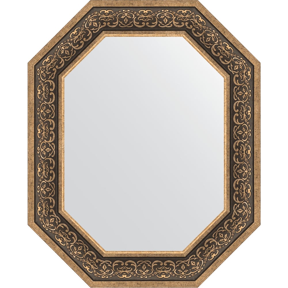 Изображение товара Зеркало EVOFORM в багетной раме вензель серебряный 101 мм 64x79 см