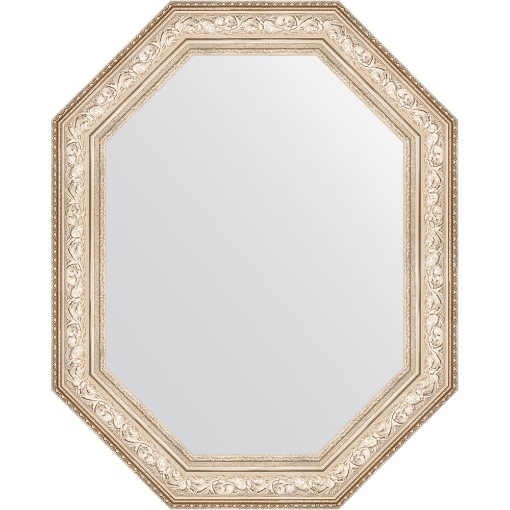 Изображение товара Зеркало EVOFORM с багетной рамой виньетка серебро 65x80 см