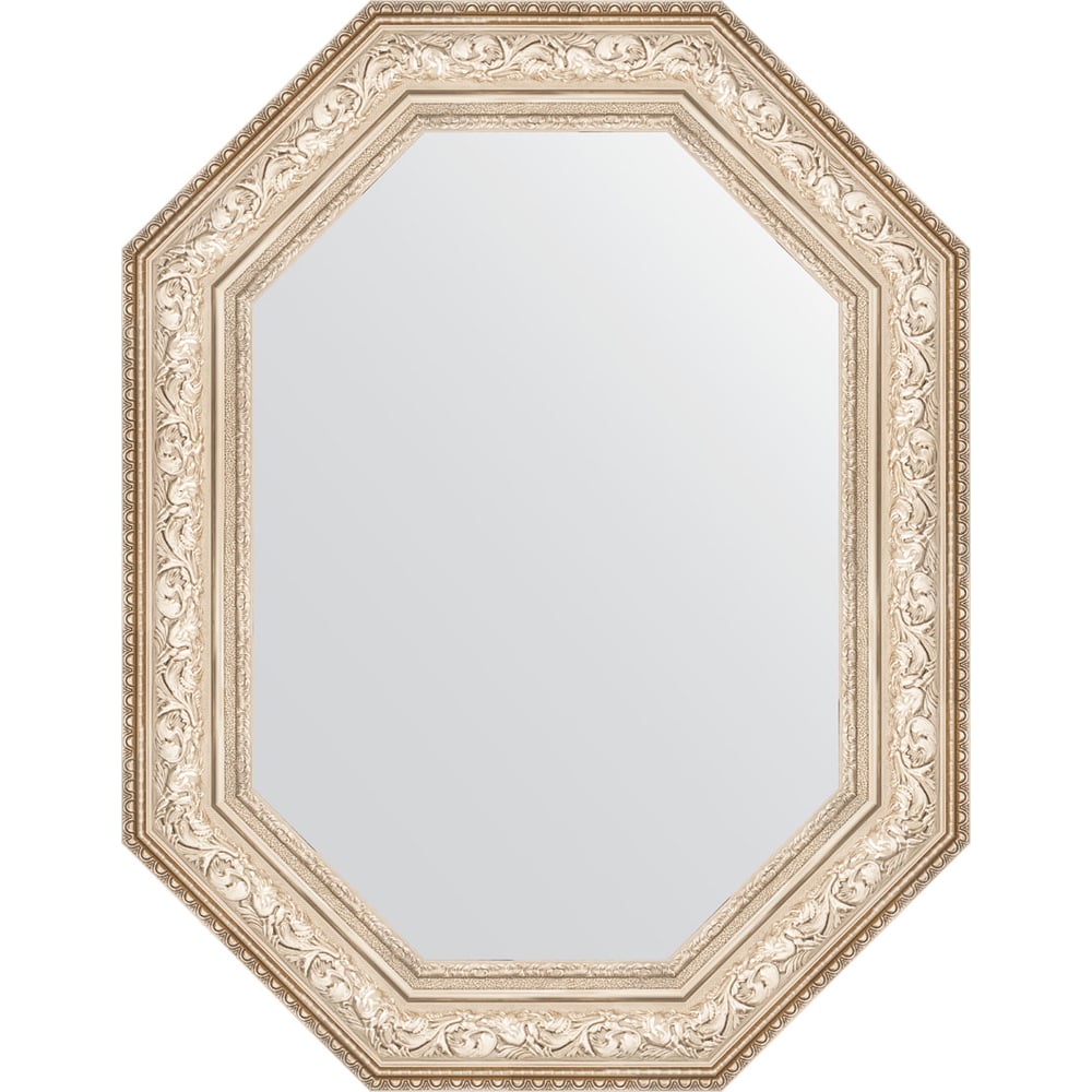 Изображение товара Зеркало EVOFORM в багетной раме - виньетка серебро 80x100 см