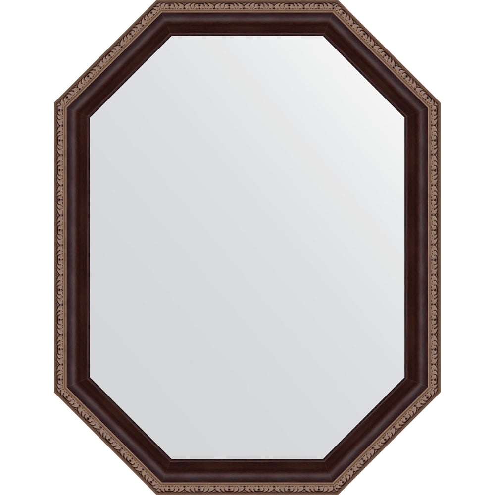 Изображение товара Зеркало EVOFORM в багетной раме махагон 54x69 см OCTAGON стильное и современное