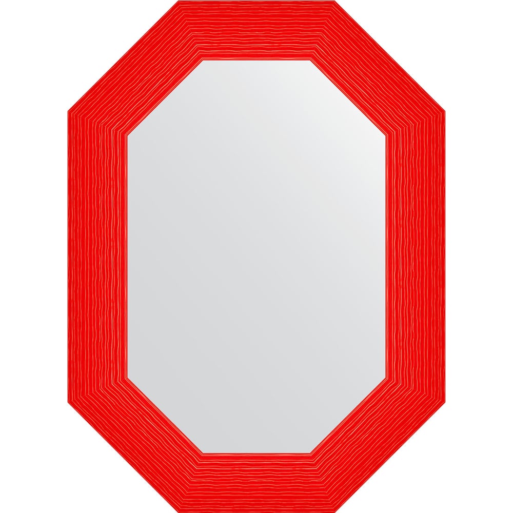 Изображение товара Зеркало EVOFORM в багетной раме красной 56x76 см OCTAGON
