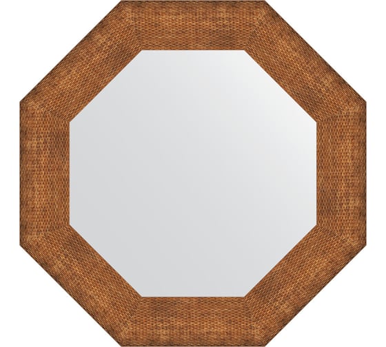 Изображение товара Зеркало EVOFORM в багетной раме - медная кольчуга 88 mm (61x61 cm) 7406