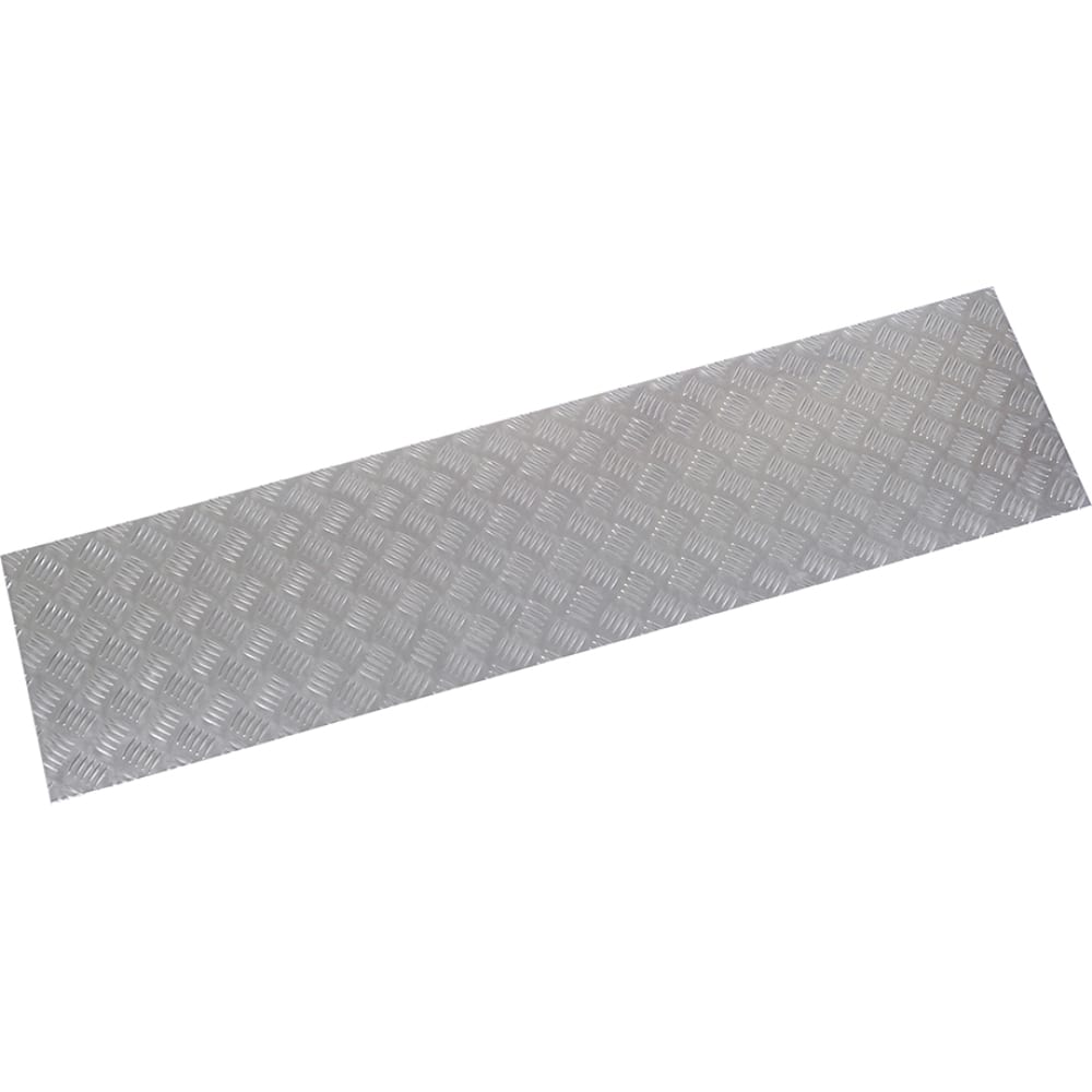 Алюминиевый рифленый лист МЕТАЛЛСЕРВИС лист рифленый амг2 1 2x300x1200 мм алюминий