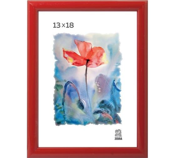 Изображение товара Пластиковая фоторамка Зебра PS_514_13x18, 13x18 см X7477834