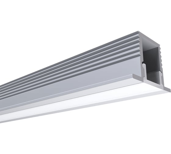 Изображение товара Алюминиевый профиль для Led ленты Apeyron встраиваемый, 12,4x9мм, 2м, лента до 5мм, комплект 08-39
