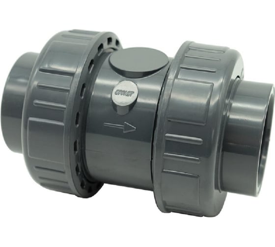 Изображение товара Пружинный обратный клапан НПВХ AQUAVIVA DN 63 уплотнение EPDM SHV063 52009