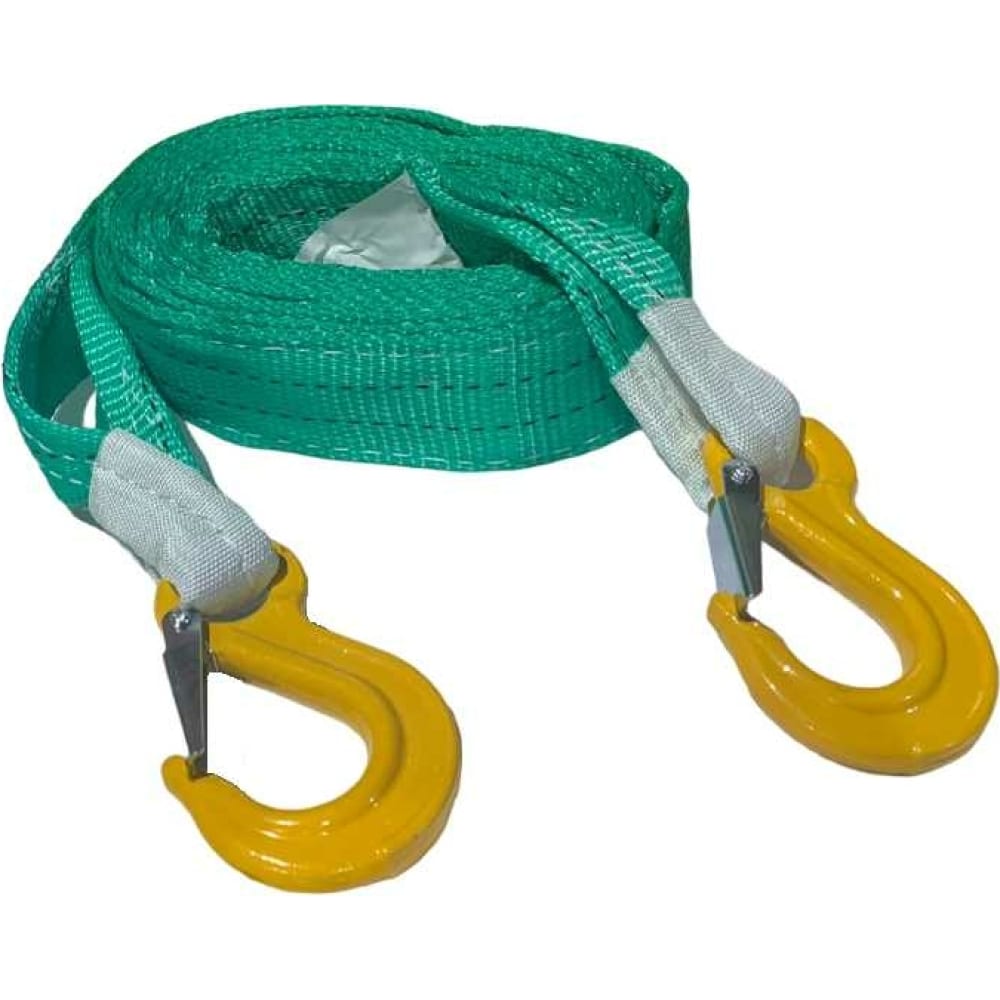 Буксировочный ленточный трос СК эспандер ленточный многофункциональный 208 х 2 2 х 0 45 см 5 22 кг зеленый