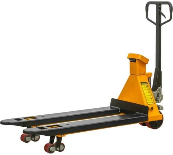 Изображение товара Гидравлическая тележка RohlaRhino ROHLA Rhino с весами и полиуретановыми колесами г.п. 2 т, встроенная АКБ RR2SE