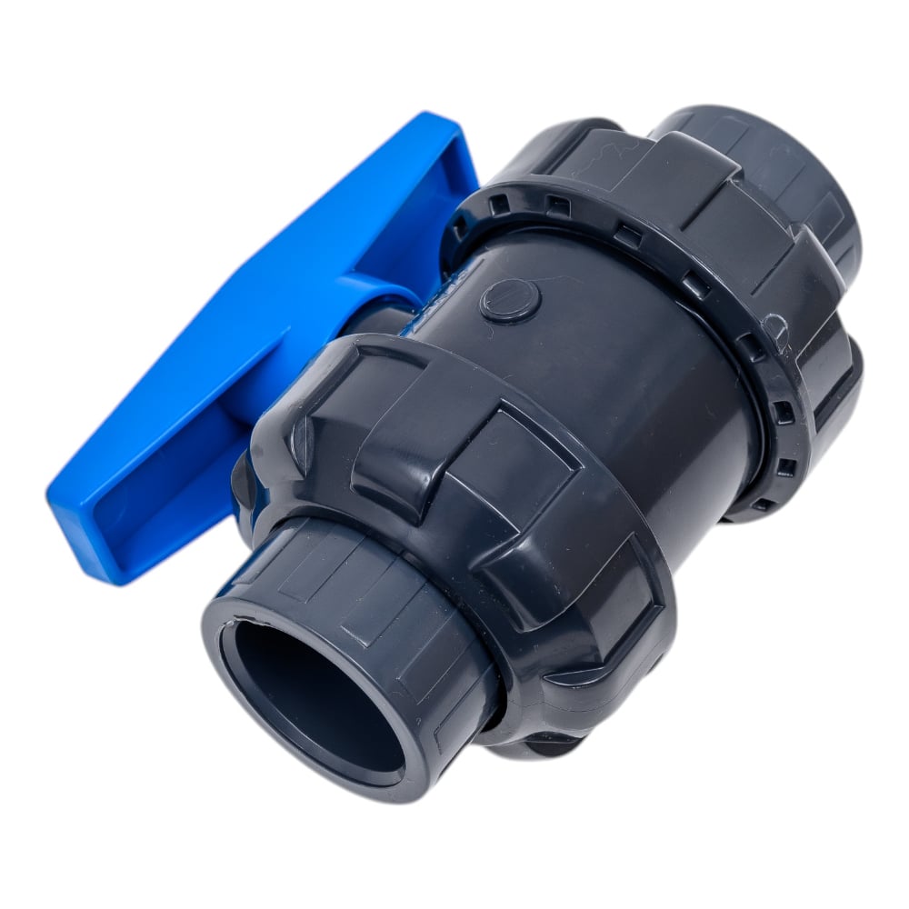 Изображение товара Шаровой кран НПВХ общего применения AQUAVIVA DN 32 мм, с муфтовым окончанием AQVBVD032 48016