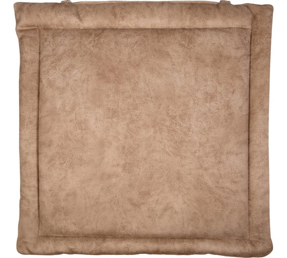 Изображение товара Подушка с завязками на стул SKYWAY 36x36 см, велюр, бежевая 019 S10302004