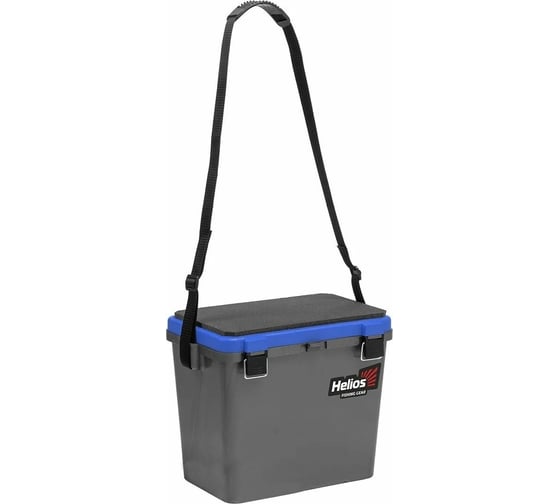 Изображение товара Helios Ящик рыболовный зимний односекционный серый/синий HS-IB-19-GB-1 276348