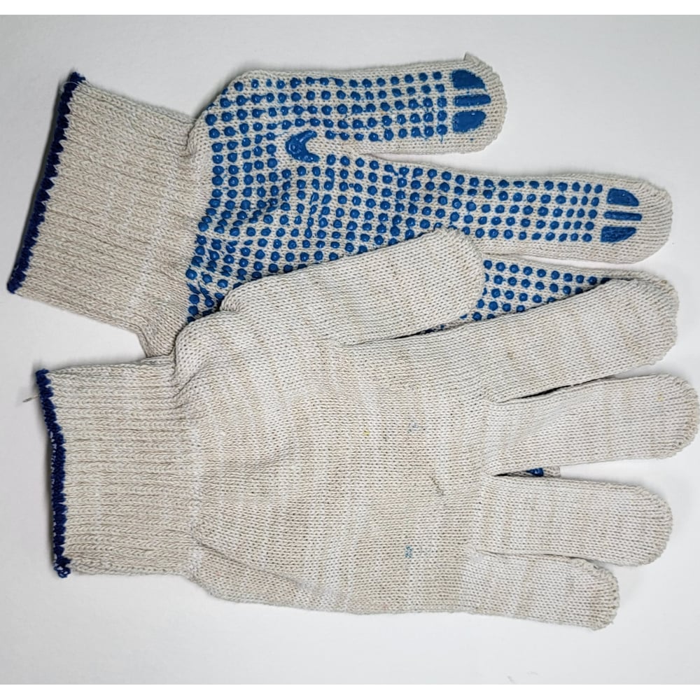 Изображение товара Перчатки R2R х/б 10 класс с ПВХ, всесезонные, 300 пар