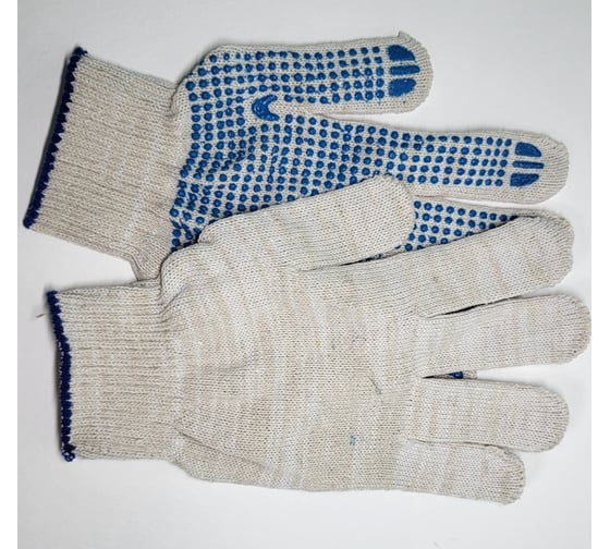 Изображение товара Перчатки R2R х/б 10 класс, 5 нитей, с ПВХ 300 пар 7010-0510