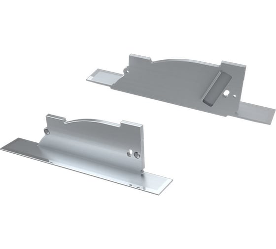 Изображение товара Правая заглушка Arlight для ALM-ARC-SINGLE серая с отверстием 026794