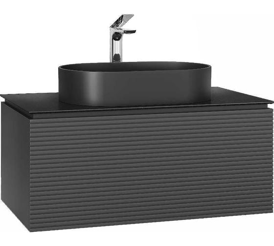 Изображение товара Подвесная тумба Jorno Stone 100 для раковины 18244939 столешница из керамогранита Stn.01.100, P, A, JR