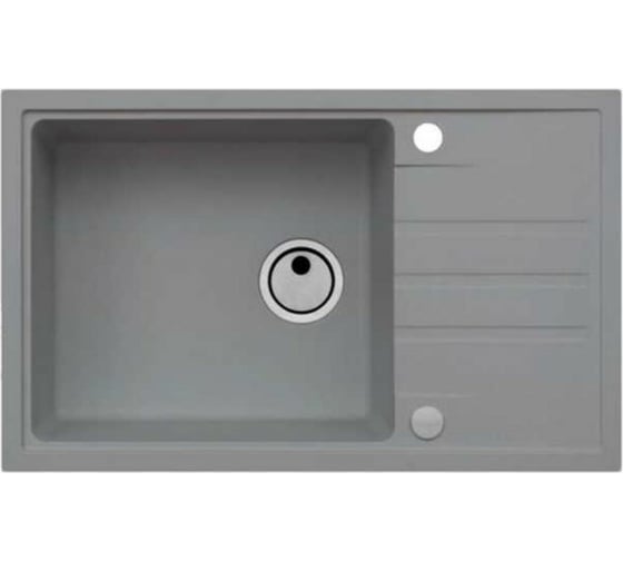Изображение товара Мойка ALVEUS GRANITAL INTERMEZZO 130 CONCRETE-G81 780x480x200 1X в комплекте с сифоном 1119692