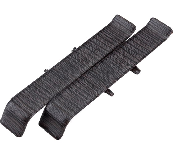 Изображение товара Соединитель для плинтуса DECONIKA (85 мм; 303 Венге темный; 2 шт.) Д-П85-С-Ф2 303 ВНГ ТЕМ