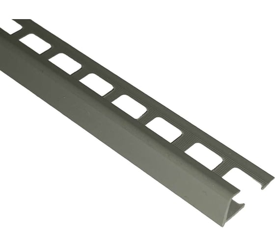 Изображение товара Наружный профиль для плитки DECONIKA 8 мм, 2.5 м, 005-G Серый глянец Д-Пл8-Н 005-0 СЕР-Г