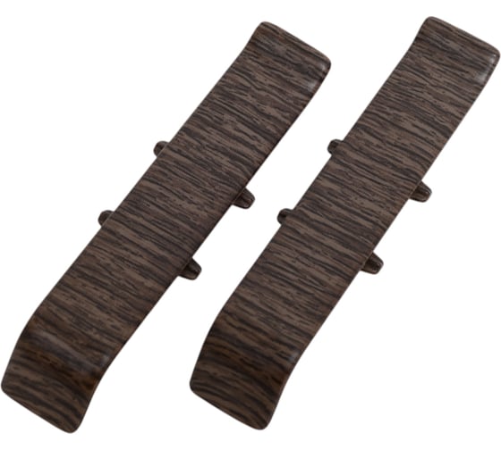 Изображение товара Соединитель для плинтуса DECONIKA (70 мм, 301 Венге 2 шт.)  Д-П70-С-Ф2 301 ВНГ