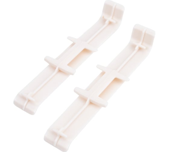 Изображение товара Соединитель для плинтуса DECONIKA (85 мм; 033 Кремово-белый; 2 шт.) Д-П85-С-Ф2 033 КРМ БЕЛ