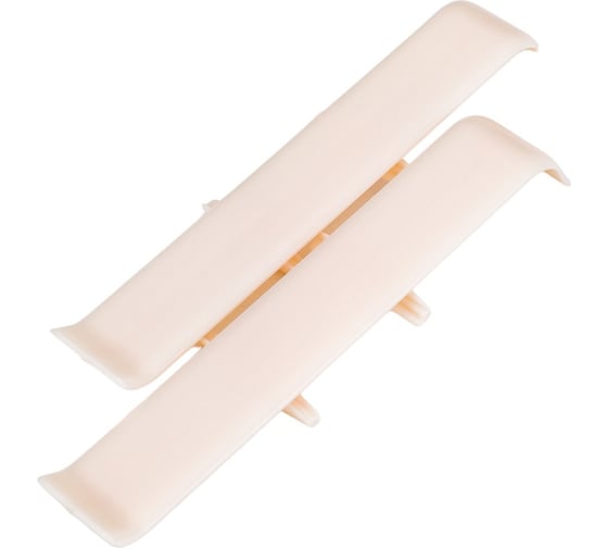 Изображение товара Соединитель для плинтуса DECONIKA (85 мм; 034 Светлая слоновая кость; 2 шт.) Д-П85-С-Ф2 034 СВТ СЛК