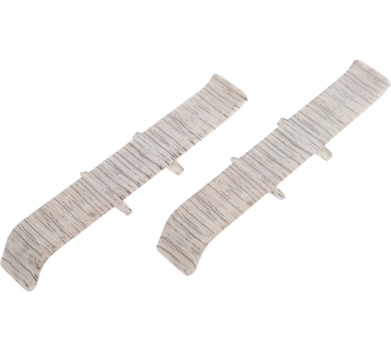 Изображение товара Соединитель для плинтуса DECONIKA (85 мм; 255 Ясень бьянко; 2 шт.) Д-П85-С-Ф2 255 ЯСН БНК